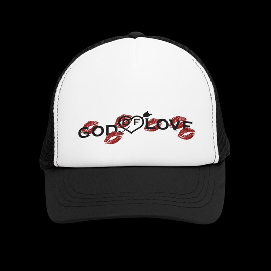 GOD OF LOVE "LOVER" HAT, BLACK&WHITE